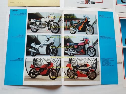 Plastic Bike catalogo 1985 produzione carenature aftermarket depliant originale