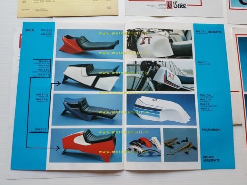 Plastic Bike catalogo 1985 produzione carenature aftermarket depliant originale