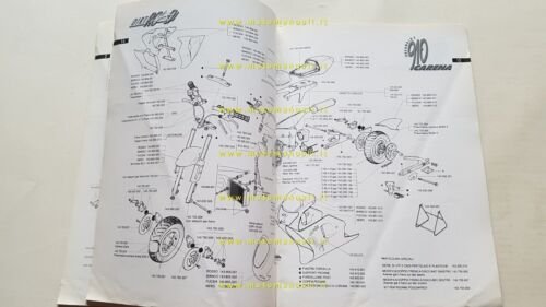 POLINI catalogo ricambi tutti modelli MINIBIKE 2005 originale parts catalogue