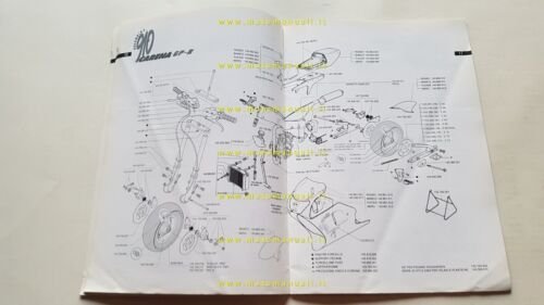 POLINI catalogo ricambi tutti modelli MINIBIKE 2005 originale parts catalogue