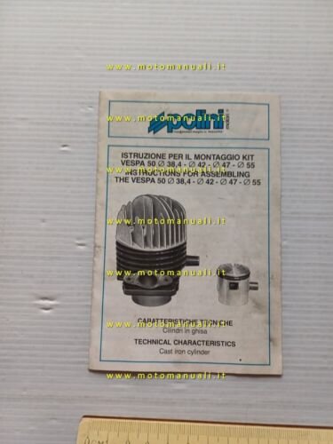 Polini kit Vespa 50 anni 80 istruzioni montaggio originale