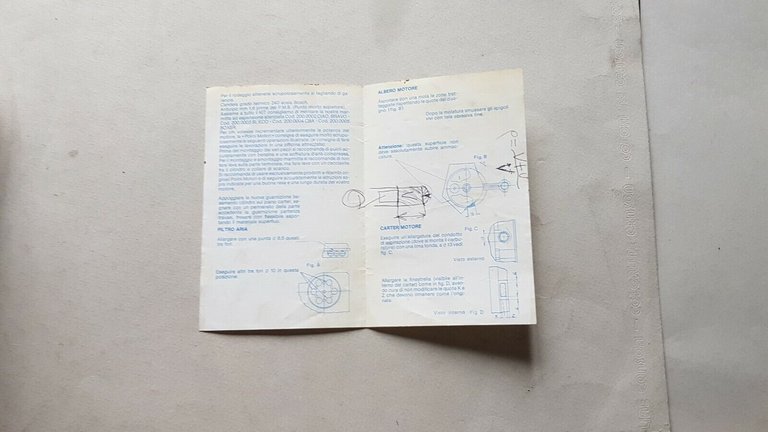 Polini manuale montaggio kit elaborazione Ciao SI etc. originale