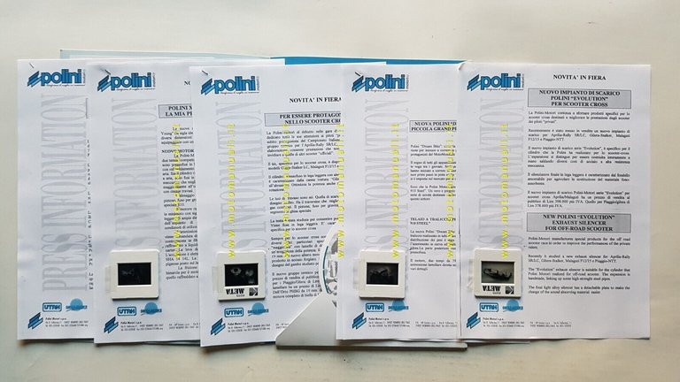 Polini Minibike 2000 circa CARTELLA STAMPA originale no depliant brochure