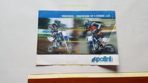 Polini produzione modelli Minicross Minimotard 2006 depliant originale ITALIANO