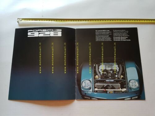 PORSCHE 928 depliant originale italiano