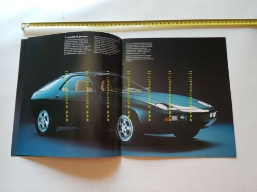 PORSCHE 928 depliant originale italiano