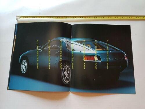 PORSCHE 928 depliant originale italiano