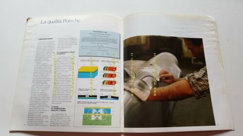 Porsche catalogo modelli 1983-84 depliant ITALIANO originale brochure
