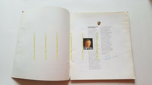 Porsche catalogo modelli 1983-84 depliant ITALIANO originale brochure