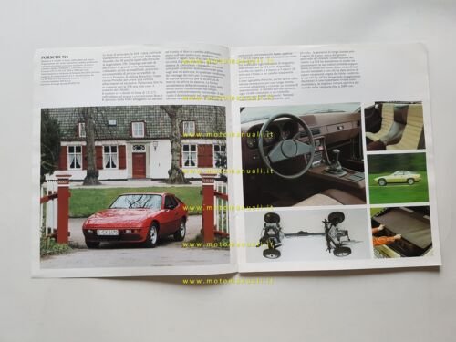 Porsche produzione modelli 1978 depliant originale italiano