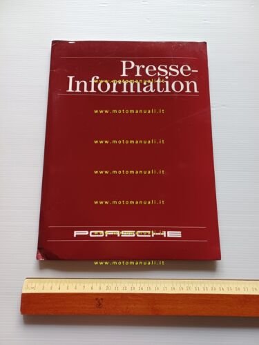 PORSCHE programma nuovi modelli 1990 cartella stampa originale press kit