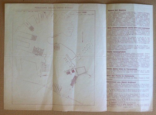 Porto di Genova - Visita alla Flotta Navale - Pianta …