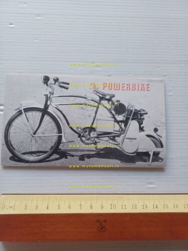 PowerBike ruota motorizzata micromotore depliant USA originale