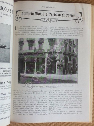 Pro Piemonte - Rivista Turistica della Federazione Regionale - 1922 | Immagine Gallery 2