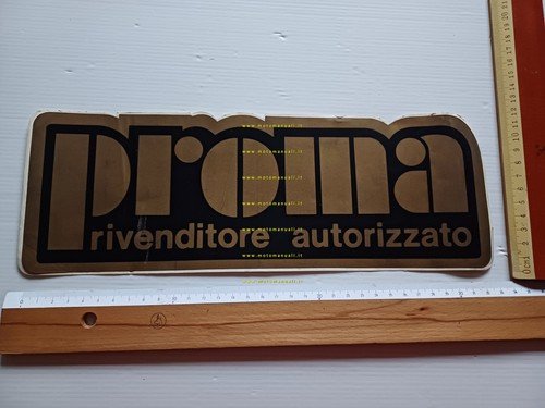 Proma Rivenditore Autorizzato adesivo pubblicitario vetrofania originale anni 80