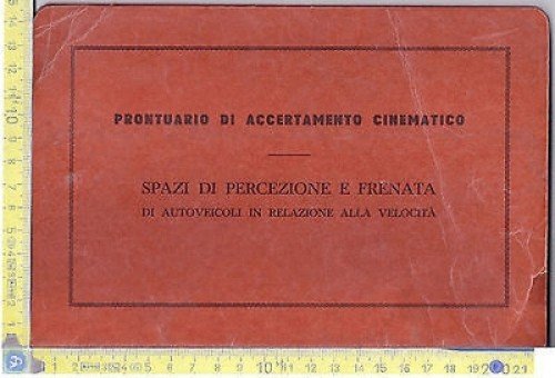 Prontuario di Accertamento Cinematico | Immagine principale
