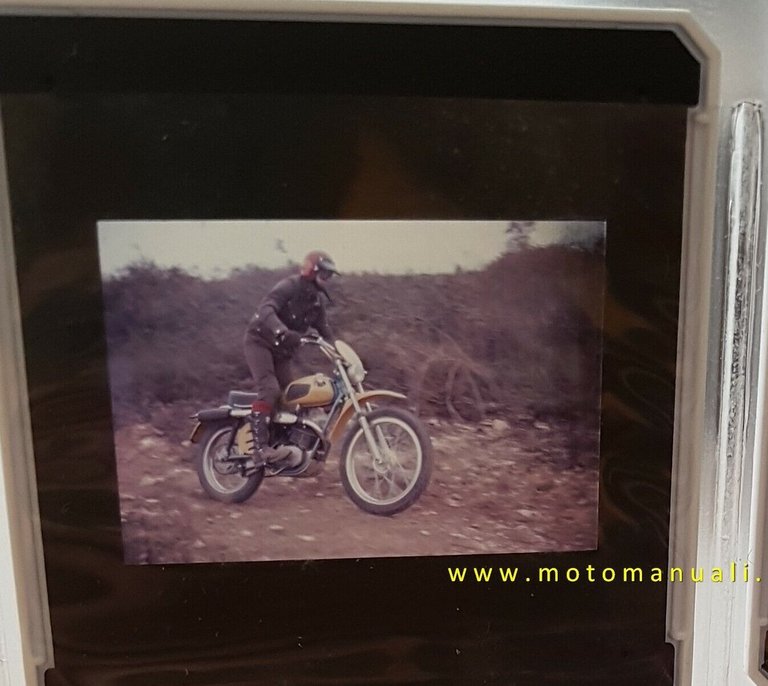 Prova Monark 125 ISDT 1973 servizio fotografico professionale 39 diapositive