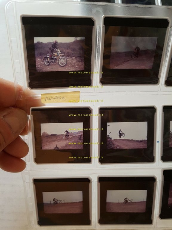 Prova Monark 125 ISDT 1973 servizio fotografico professionale 39 diapositive