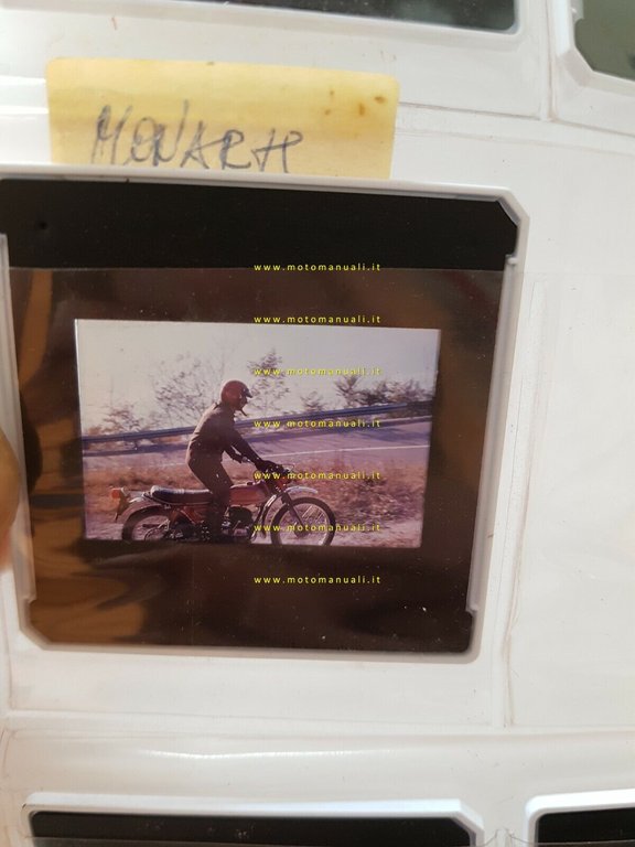 Prova Monark 125 ISDT 1973 servizio fotografico professionale 39 diapositive