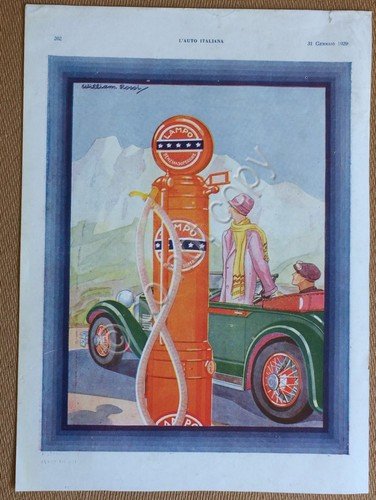 Pubblicità - Pompa Benzina Lampo - William Rossi - Da … | Immagine principale