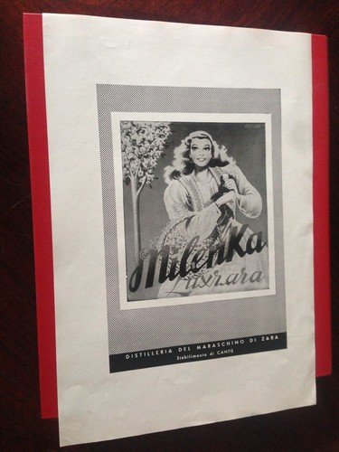 Pubblicità Advertising Milenka Maraschino di Zara rifilatura da rivista anni … | Immagine principale