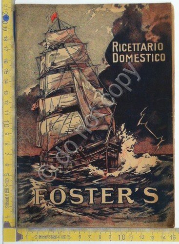 Pubblicità Farmaceutica - Foster's - Ricettario domestico - Milano - …