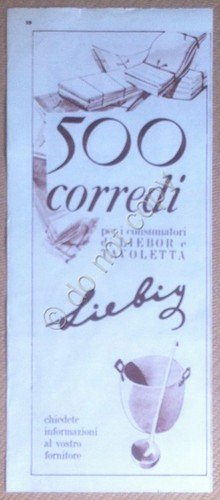 Pubblicità Liebig - Rifilatura da Annabella 1955 | Immagine principale