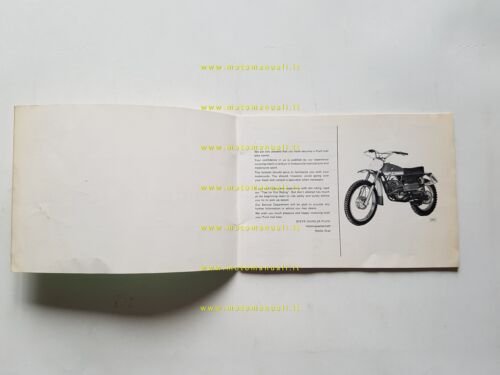 Puch 125 - 175 Cross-Enduro 1971 manuale uso manutenzione originale …