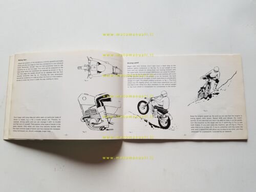 Puch 125 - 175 Cross-Enduro 1971 manuale uso manutenzione originale …