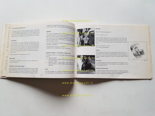 Puch 125 - 175 Cross-Enduro 1971 manuale uso manutenzione originale …