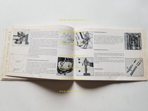 Puch 125 - 175 Cross-Enduro 1971 manuale uso manutenzione originale …