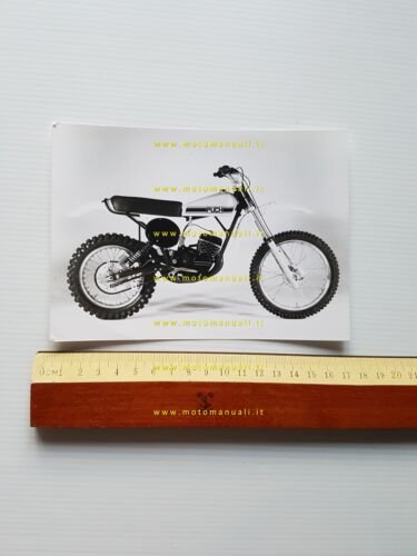 Puch 250 Cross 1975 foto cartella stampa originale