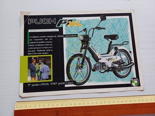 Puch 50 P1 XL 1993 depliant italiano originale