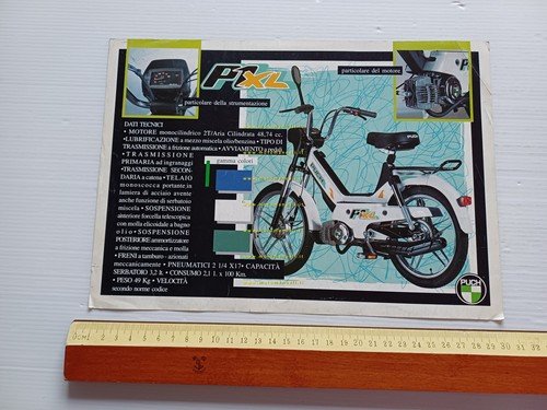 Puch 50 P1 XL 1993 depliant italiano originale