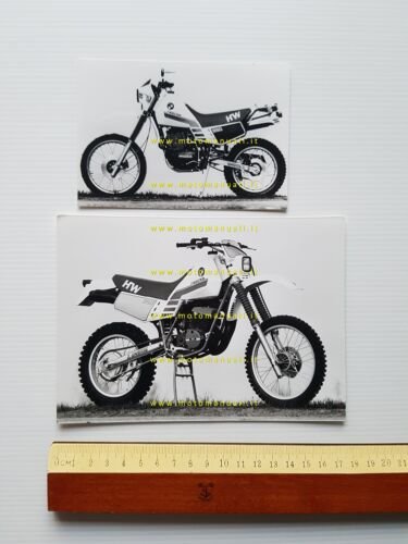 Puch Frigerio HW 350 1984 2 foto cartella stampa originali