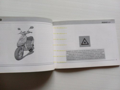 PUCH Gilera Stalker 50 2001 manuale uso manutenzione originale testo …
