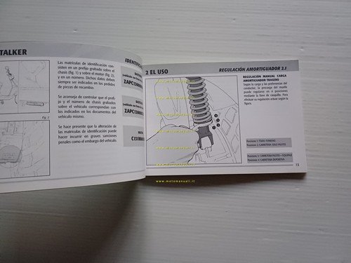 PUCH Gilera Stalker 50 2001 manuale uso manutenzione originale testo …