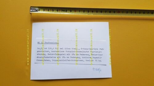 Puch MC 50 Cross Professional 1978 foto originale cartella stampa …