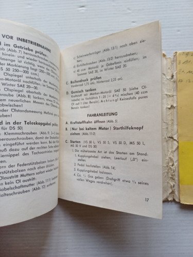 Puch MS 50 - VS 50 1959 manuale uso manutenzione …