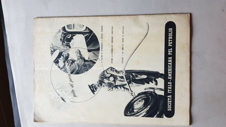 R.A.C.I. rivista anteguerra REAL AUTOMOBIL CLUB ITALIANO fascicolo n.8 1938