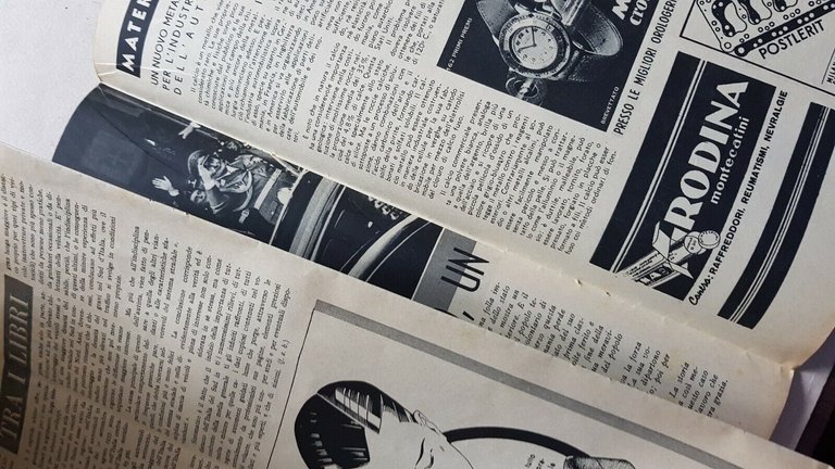 R.A.C.I. rivista auto anteguerra n. 8 1938 originale no depliant …