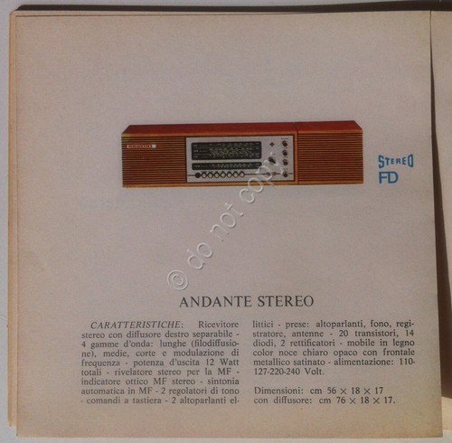 Radio TV Hi-Fi VIntage - Notiziario Telefunken - Stagione 1968-1969