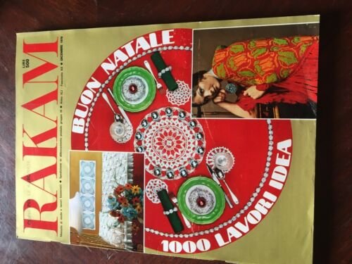 Rakam Rivista Magazine Dicembre 1970 Mensile di moda e lavori …