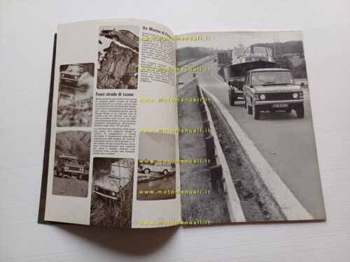 Range Rover 1a serie 1970 depliant originale italiano