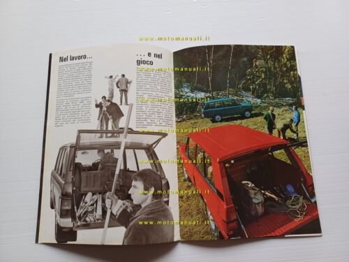 Range Rover 1a serie 1970 depliant originale italiano