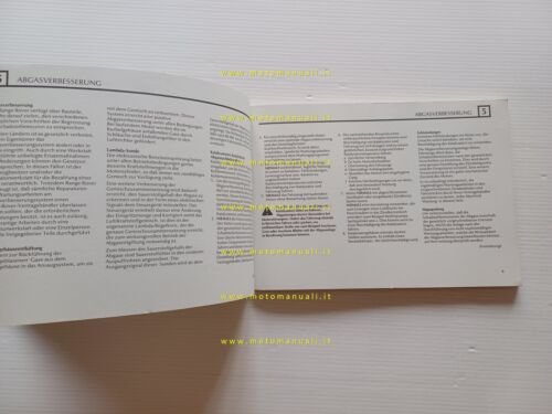 Range Rover Catalitico 1988 SUPPLEMENTO originale manuale uso