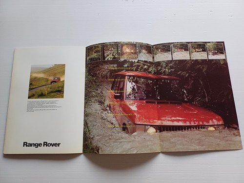 Range Rover modelli 1981 depliant italiano originale