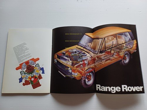 Range Rover modelli 1981 depliant italiano originale