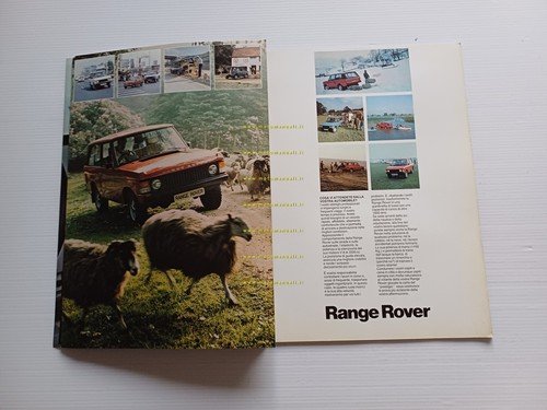 Range Rover modelli 1981 depliant italiano originale