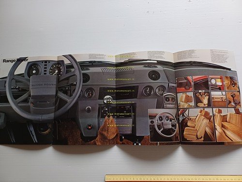 Range Rover modelli 1981 depliant italiano originale
